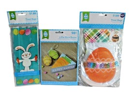 BULK LOT Easter Candy Party Favors Treat Bags and Pie Box Egg Hunt - £12.99 GBP