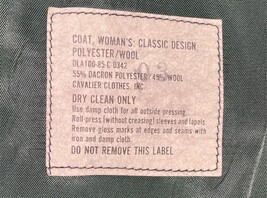Vintage 1980s U.S. Army Women’s Class A Uniform Jacket 10L Tailored Blazer XS image 10
