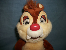 Authentic Original Disney Dale the Chipmunk Beanbag Plush 9&quot; Tush Tag Only - £7.39 GBP