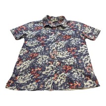 Jaclyn Smith Button Down Shirt Multicolor Floral Pattern Women’s Size Medium - £12.33 GBP