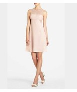NEW BCBGMAXAZRIA Blush/Paris Pink Silk Dress (Size 12) - MSRP $248.00! - £40.02 GBP