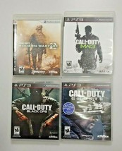 PS3 Playstation Lot of 4 Call of Duty Games Black Ops Modern Warfare Ghosts - £31.89 GBP