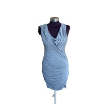 BCBG MaxAzria Dress Sz S Gray Bodycon Lace &amp; Jewels Sleeveless t-shirt f... - £44.16 GBP