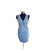 BCBG MaxAzria Dress Sz S Gray Bodycon Lace &amp; Jewels Sleeveless t-shirt f... - £43.61 GBP