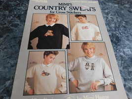 Mimi&#39;s Country Sweats by Mimi Hanna Leaflet 503 Leisure Arts cross stitch - $2.99