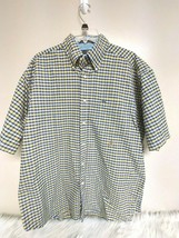Tommy Hilfiger SS Button Up Shirt Men’s L Short Sleeve Multicolor Check ... - £11.64 GBP