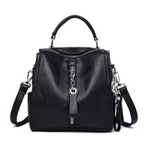 Fashion Multifunction Mini Backpack Dos School Bags For Girls Mochilas Women Lea - £40.56 GBP