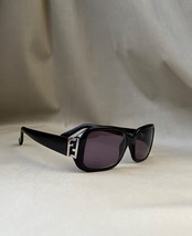 Vintage Fendi FF Logo Black Sunglasses Frames Only - $1,631.61 MXN
