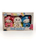Hello Kitty &amp; Friends Care Bears Special Collector Set, Pink White Blue,... - $653.29 MXN