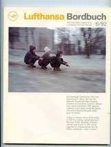 Lufthansa German Airline Bordbuch In Flight Magazine June 1992 Children ... - $14.85