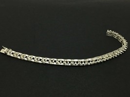 925 Sterling Silver Semi Mount 2.5 mm Round Bracelet semi mount bracelet Setting - £44.45 GBP