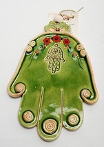 Home Blessing Hamsa Hand Ceramic Hand Made Art Design - £43.92 GBP