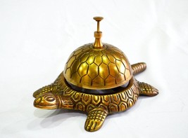 Vintage light weight Bell tortoise table bell call bell desk bell Nice S... - £50.71 GBP