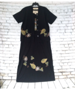Ultra Pink Ultra Comfort Clothing Dress Womens Medium Black Jacket Maxi ... - £26.25 GBP