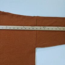 French Connection RN#53372 Women's Burnt Orange Round Neck Sweater Size 3X image 8