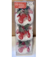 Christmas Ornaments You Choose Type White Fuzzy Ones From Winter Wonder ... - £4.62 GBP