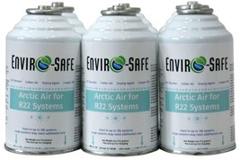R 22 Refrigerant support, Artic Air, Envirosafe, (6) 4 oz cans - $81.99