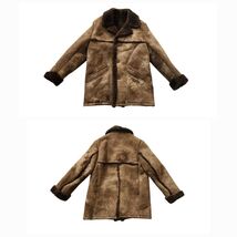 Vintage 70s Cresco Men Marlboro Men Marble Shearling Ranch Western Jacke... - $361.35