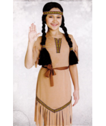 PMG NATIVE AMERICAN BEAUTY GIRL&#39;S HALLOWEEN COSTUME CHILD SIZE MEDIUM 7-8 - €21,02 EUR