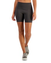 allbrand365 designer Womens High-Rise Bike Shorts,Deep Charcoal,Medium - $36.50