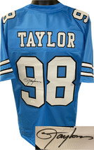 Lawrence Taylor signed North Carolina Blue Custom Stitched College Football Jers - £155.63 GBP