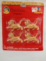 The Lion King Simba Toy Collectible Set Of 4 Pcs Inches Mini Figurines T... - $19.75