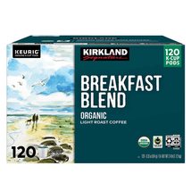 Kirkland Signature Organic Breakfast Blend Light-Roast Coffee, K-Cup Pod... - $55.85