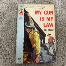 My Gun Is My Law Western Paperback Book by Will Ermine Pocket Book 1952 - £9.58 GBP