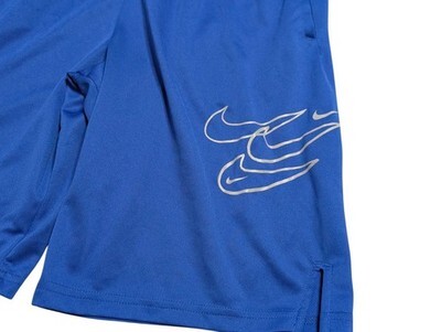 Boys XL Nike Dri-fit Athletic Shorts/Basketball Shorts Royal Blue EUC Item image 3
