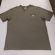 Carhartt K87 OLV Loose Fit Men's Olive Heavyweight Short-Sleeve T-Shirt 2XL Tall image 13