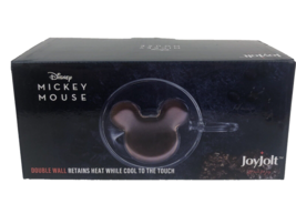 Mickey Mouse Disney Double Wall Espresso 2 Set Glasses JoyJolt 5.4oz NEW - £15.19 GBP