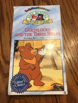 Ricitos de Oro And The Tres Osos VHS Vídeo Cinta Barcos N 24h - $29.58