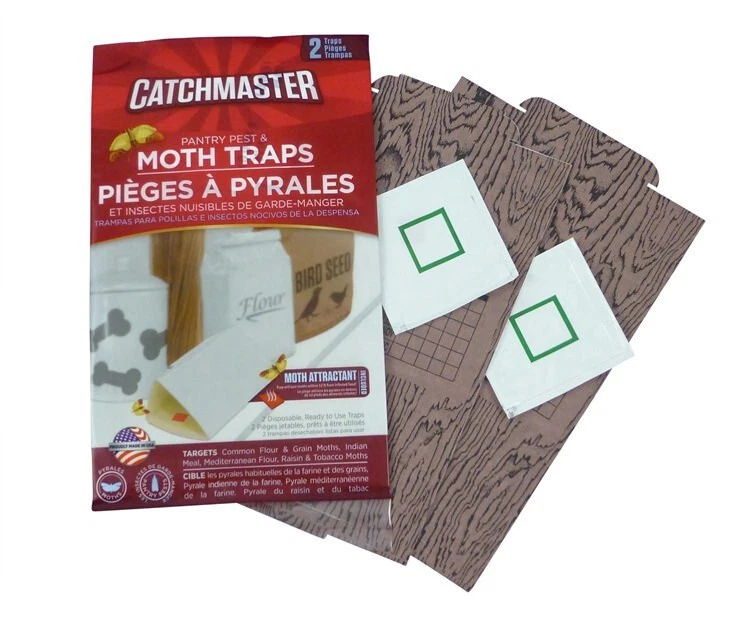 2 Traps Catchmaster Pantry Pest Moth Control Indian Meal Tobacco Mediter... - $29.36