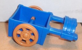 Fisher Price Current Little People Blue Cart FPLP Accessory - $4.83