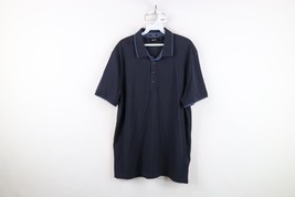 Hugo Boss Mens 2XL XXL Faded Regular Fit Pima Cotton Knit Collared Polo ... - $39.55
