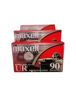 3 MAXELL UR 90 Min Blank Audio Normal Bias Cassette Tape **New Factory S... - £7.24 GBP