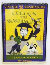 University Of Washington Huskies Large 2013 Calendar With Vintage Prints - £9.59 GBP