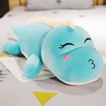 Long Cute Dinosaur Plush Toy Soft Animal Stuffed Doll Boyfriend Cartoon Bed Pill - £15.63 GBP