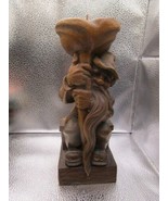 Black forest Germany wood carving figurine german old man candleholder ^^^ - $235.33 CAD