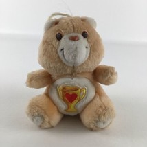 Care Bears Champ Bear 7&quot; Plush Stuffed Animal 80s Toy Trophy Vintage 198... - £23.64 GBP
