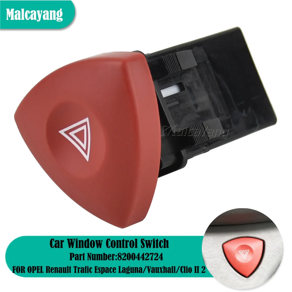 Hight Quality Hazard Warning Switch 8200442724 93856337 For  Laa Opel Vivaro Mov - $52.57