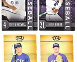 Lot of (4) Different 2011 &amp; 2012 TCU HORNED FROGS Baseball Card Schedules - £8.52 GBP