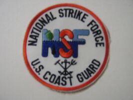 USCG PATCH - U.S. COAST GUARD NATIONAL STRIKE FORCE (NSF) FULL COLOR:KY23-1 - $8.32