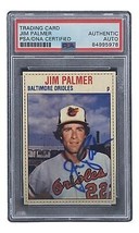 Jim Palmer Autografato Baltimore Orioles 1979 Hostess #11 Figurina PSA/DNA - £53.10 GBP