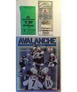Colorado Avalanche 2001 Stanley Cup Official Playoff Mag + Ticket Stub +... - $246.13 MXN