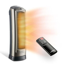 Oscillating Digital Ceramic Tower Heater for Home with Adjustable Thermostat, Ti - £165.45 GBP