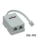 ADSL Modem Splitter Adapter, Intellinet 201124. DSL-F03 - $19.99