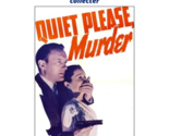 Quiet Please Murder 1942 Classic Film Noir Crime Drama on DVD - $19.30