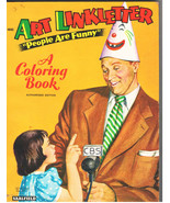 Art Linkletter Coloring Book &quot;People are Funny&quot; © 1955 - $25.00