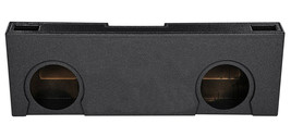 Crew Cab Dual 12" Vented Ported Subwoofer Sub Box Enclosure For 07-13 GMC/Chevy - £233.76 GBP